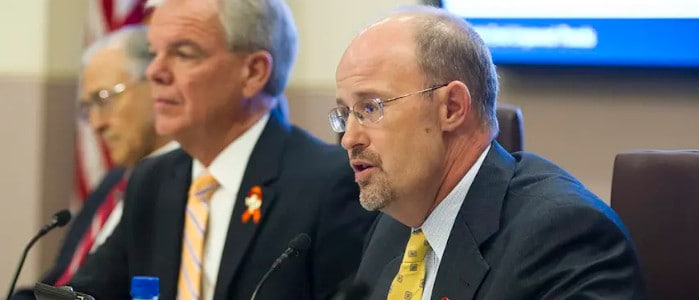 Acting Health and Human Services Executive Commissioner Phil Wilson. Photo credit: Bob Daemmrich for The Texas Tribune