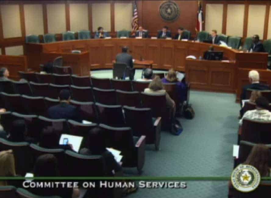Texas House Human Services Committee